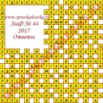 Ответы на кроссворды