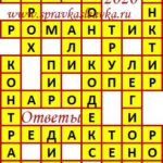 Ответы на кроссворды