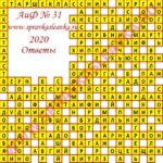 Ответы на кроссворды