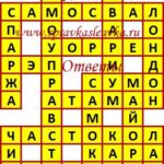 Ответы на сканворд из АиФ 38 2020 Ответы на кроссворды